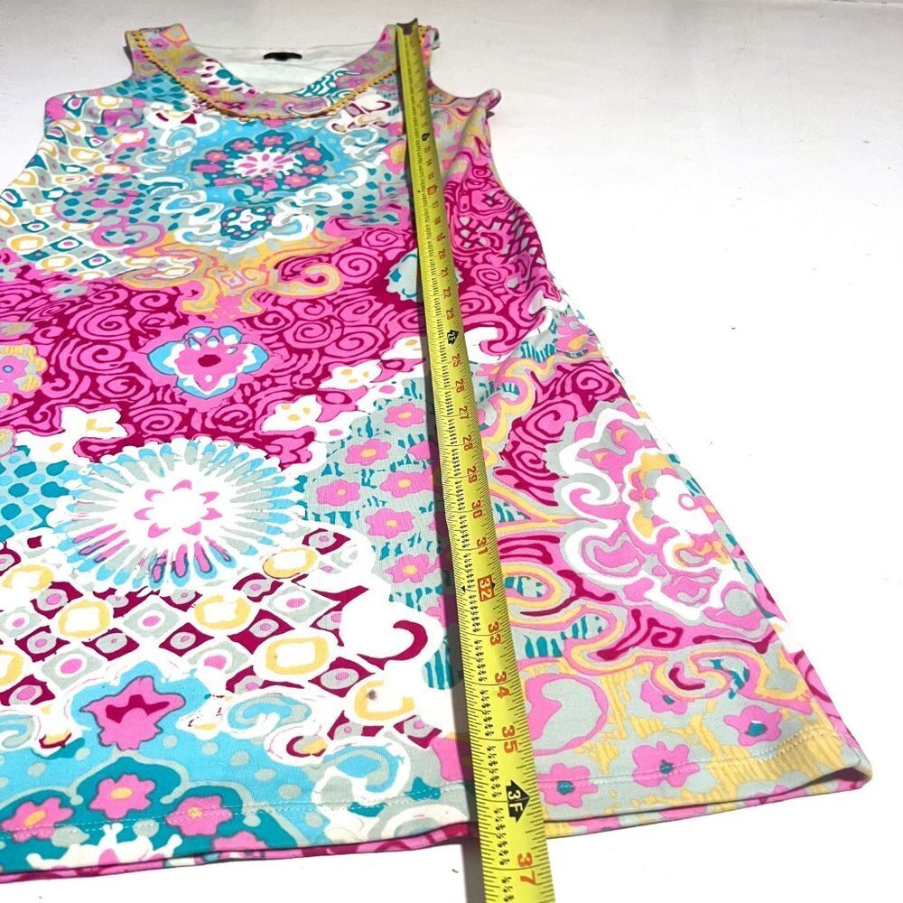 Talbots Medallion Interlock Shift Dress Extra Small - Picture 12 of 13